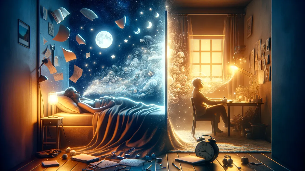 Embracing Nightly Reflections - Transforming Sleepless Thoughts Into Creative Outlets